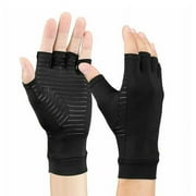 2 Pairs Copper Compression Arthritis Gloves Hand Support Joint Pain Relief for RSI Carpal Tunnel Swollen Hands